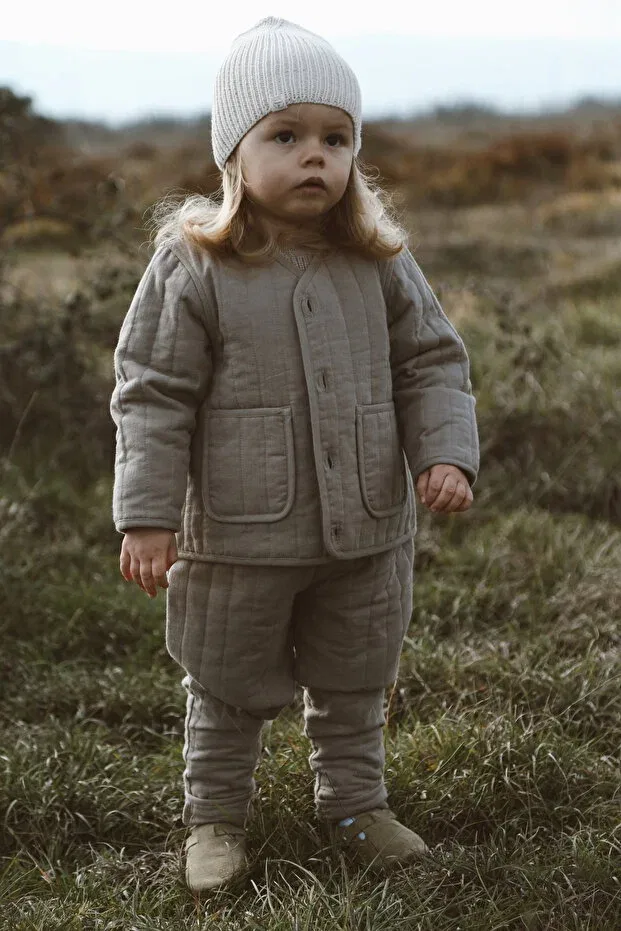 Стеганая куртка из муслина Bienvenu Baby — фото 3