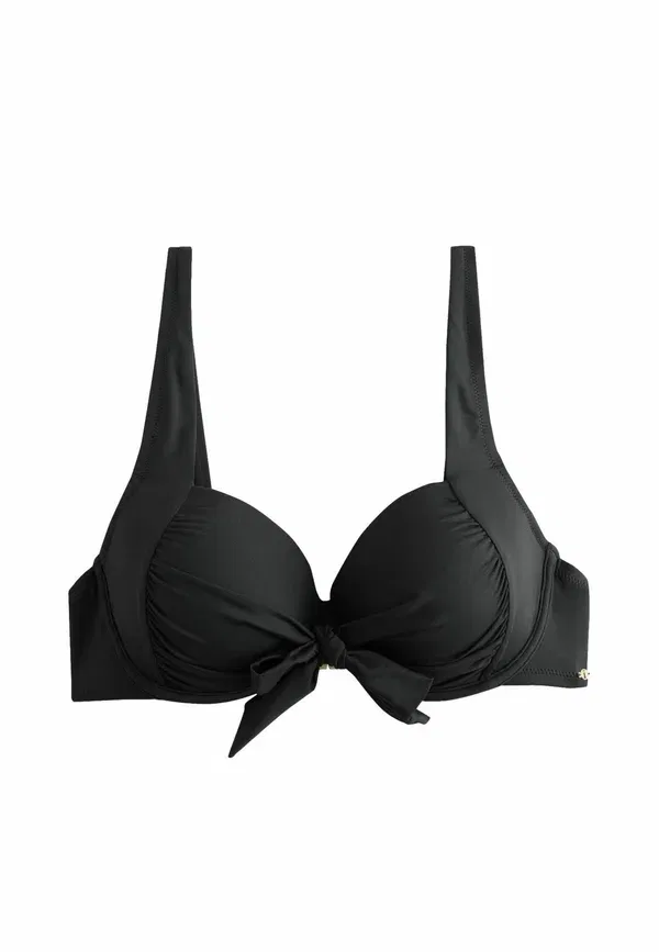 Топ бикини с чашечками Bikini top Next black, черный — фото 4