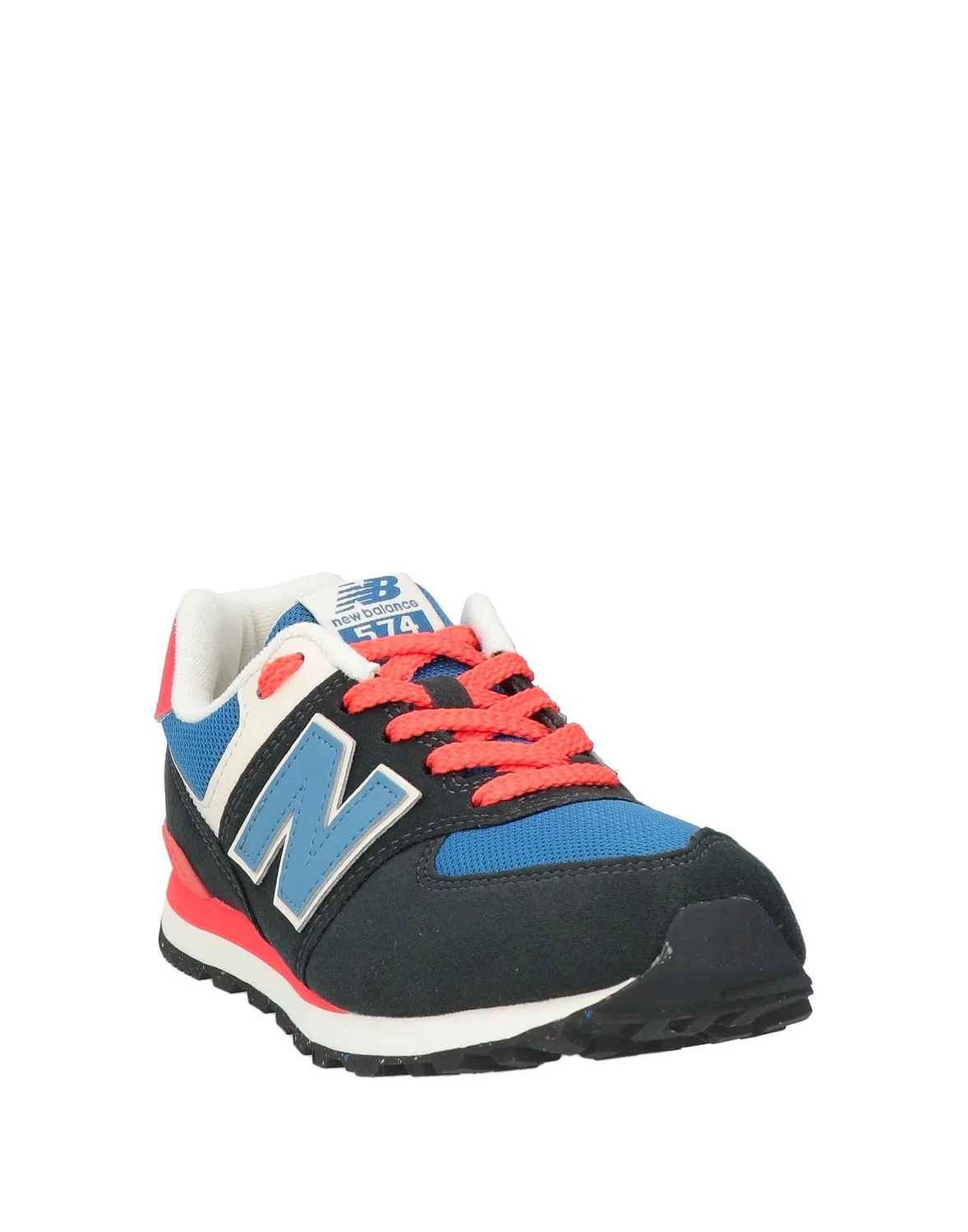Детские кроссовки для мальчиков с брендовым логотипом New Balance, темно‑синий — фото 2