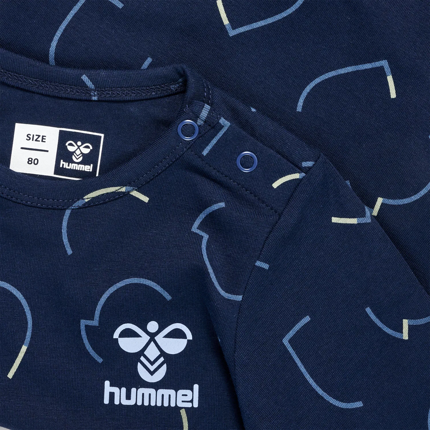 Детский боди с длинным рукавом Obi Hummel, Blau — фото 3