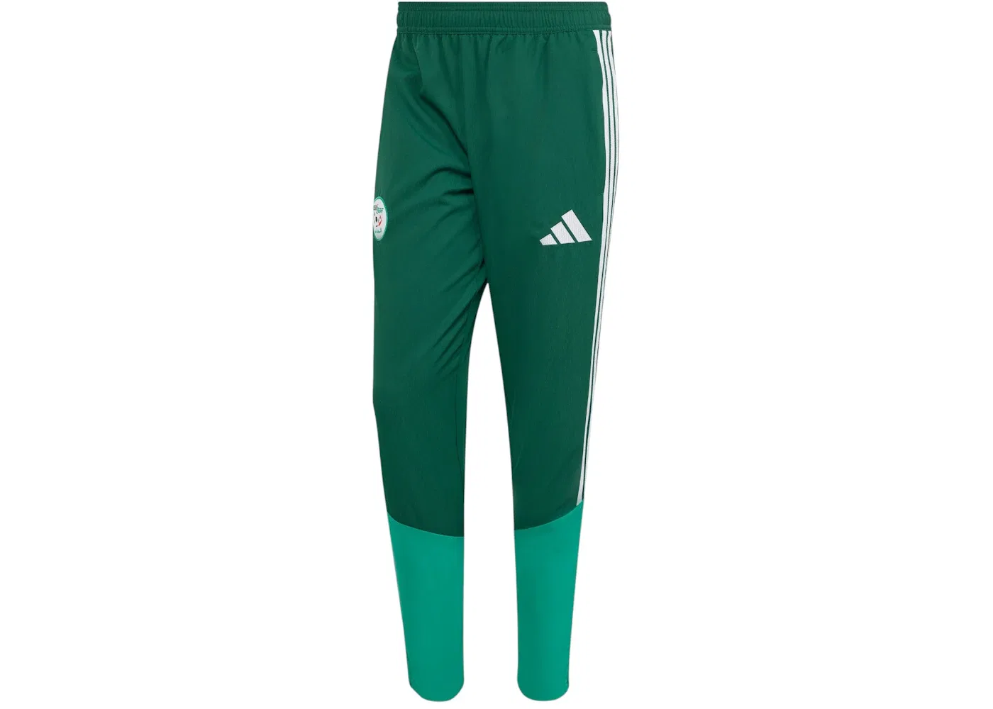 Мужские спортивные штаны с длинным рукавом Adidas Algeria 2026 Presentation Tracksuit Pants, Team Dark Green