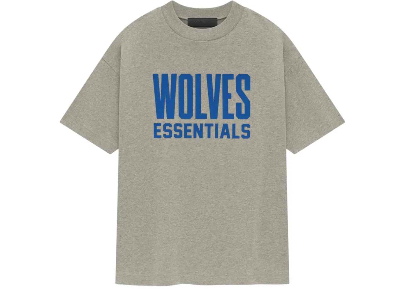 Мужская футболка хлопковая Fear of God Essentials Wolves Tee, Warm Heather
