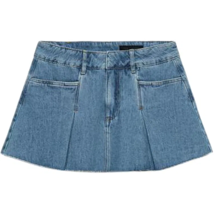 Женская джинсовая юбка-шорты ZARA, Blue