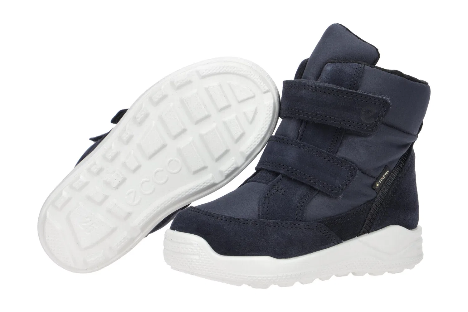 Детские зимние ботинки для мальчиков с мембраной GORE-TEX Urban Mini Ecco, Blue — фото 3