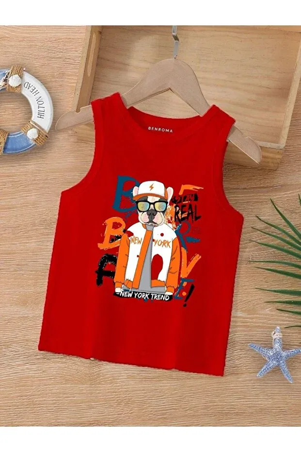 Детская футболка для девочек с принтом Cartoon character printed Benroma, Red