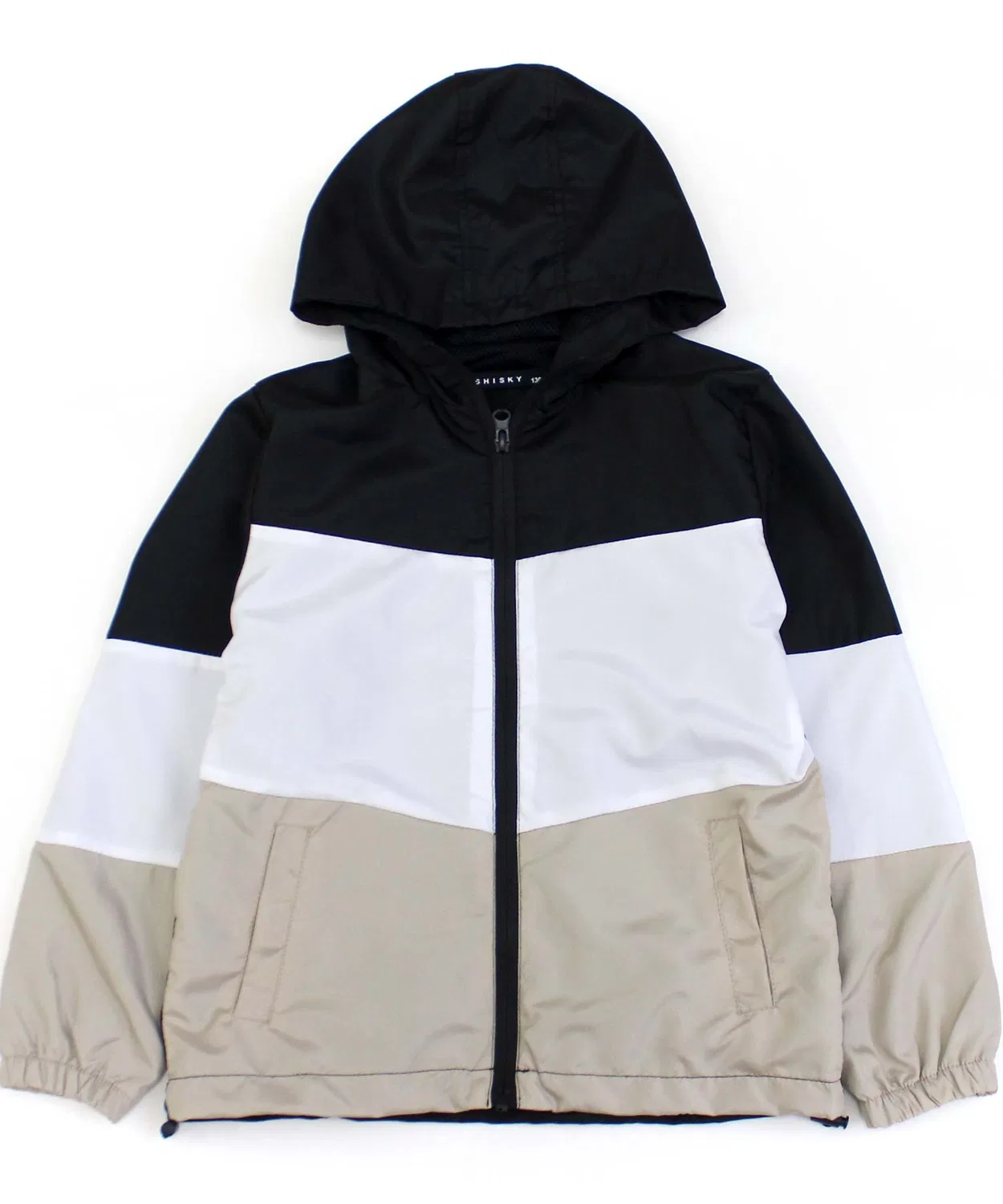 Детская ветровка с капюшоном, с принтом, модель Mountain Parka THE CASUAL, Beige — фото 4