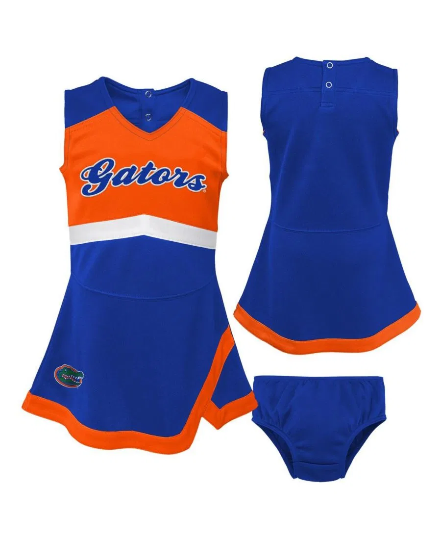 Комплект платье-джемпер и шорты-панталоны с длинным рукавом Florida Gators Cheer Captain Outerstuff, Royal