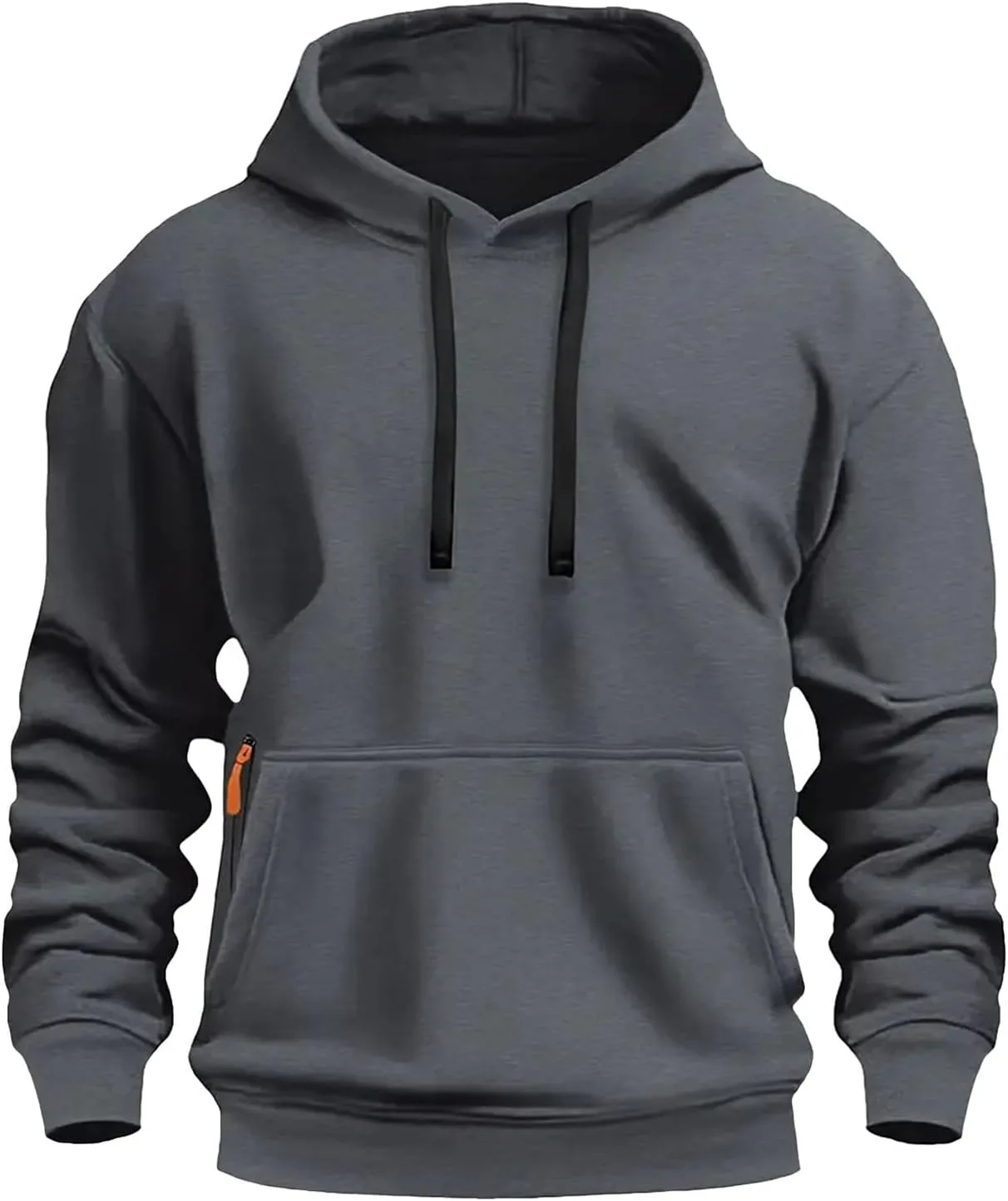 

Мужская модная худи Casual Loose fit с капюшоном и карманом