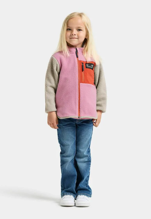 Флисовая куртка anten на молнии Didriksons, Light Heather Pink