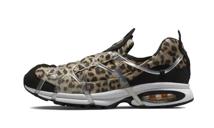 Детские кроссовки с леопардовым принтом Air Kukini SE Leopard Nike, Schwarz Kumquat