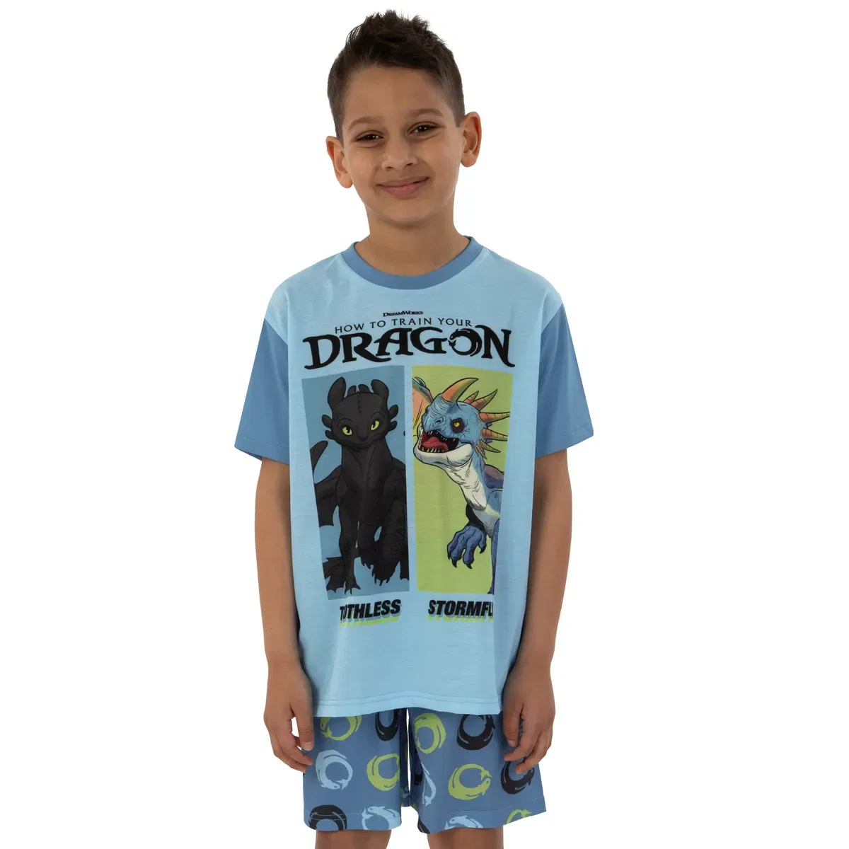 Пижамные шорты Toothless How To Train Your Dragon, Blue — фото 2