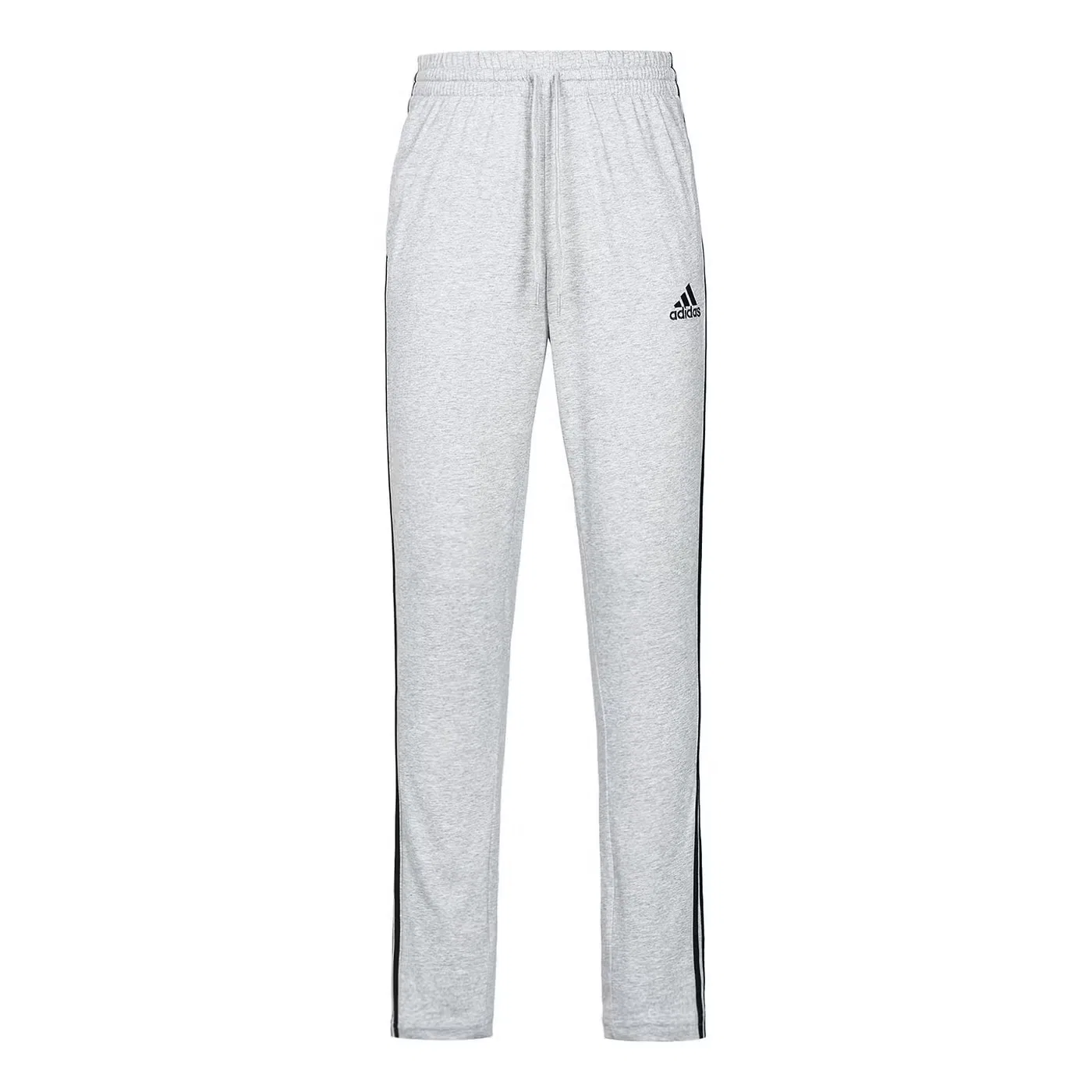 Спортивные длинные штаны с боковыми полосками Adidas, серый