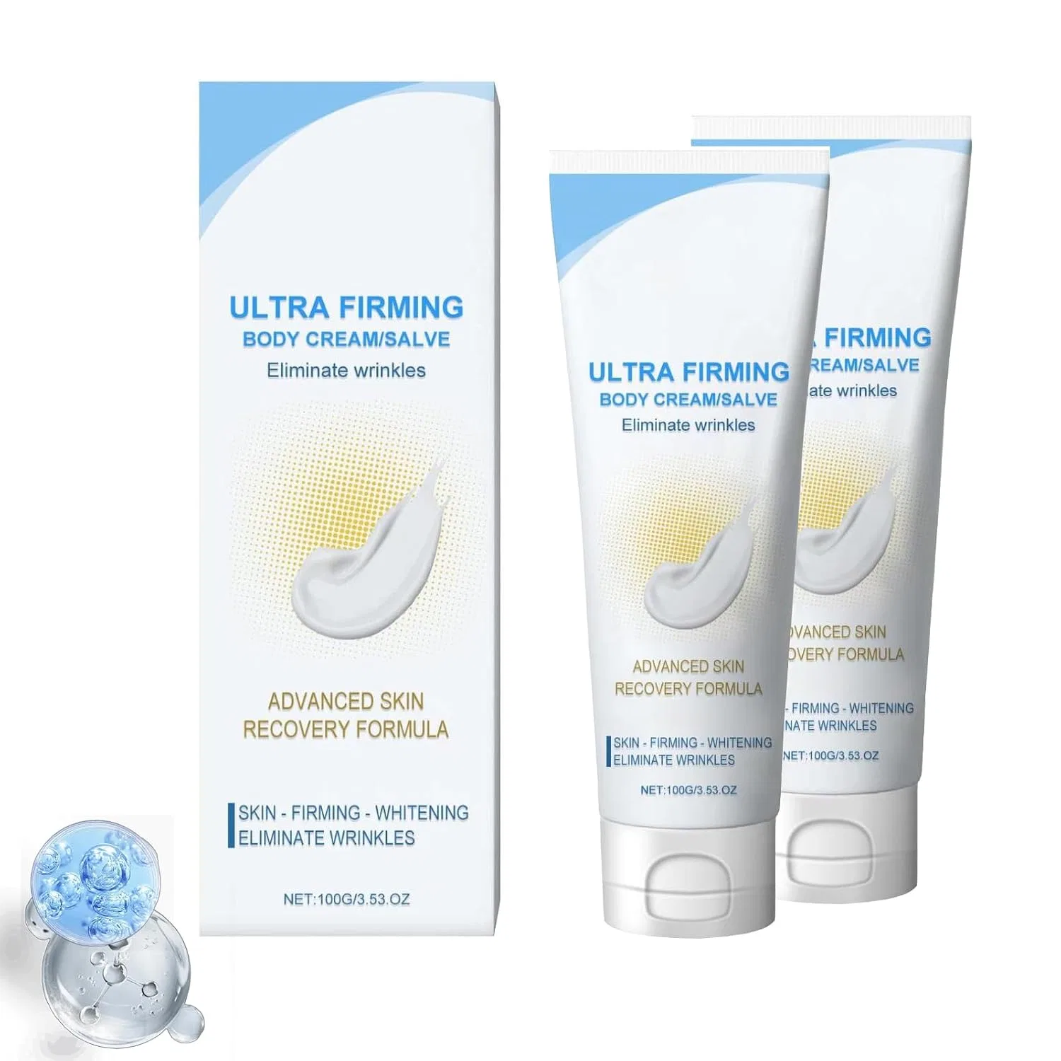 Крем для тела ультрафирминг, Anti-Aging, 100 г, Pack of 2 Generisch