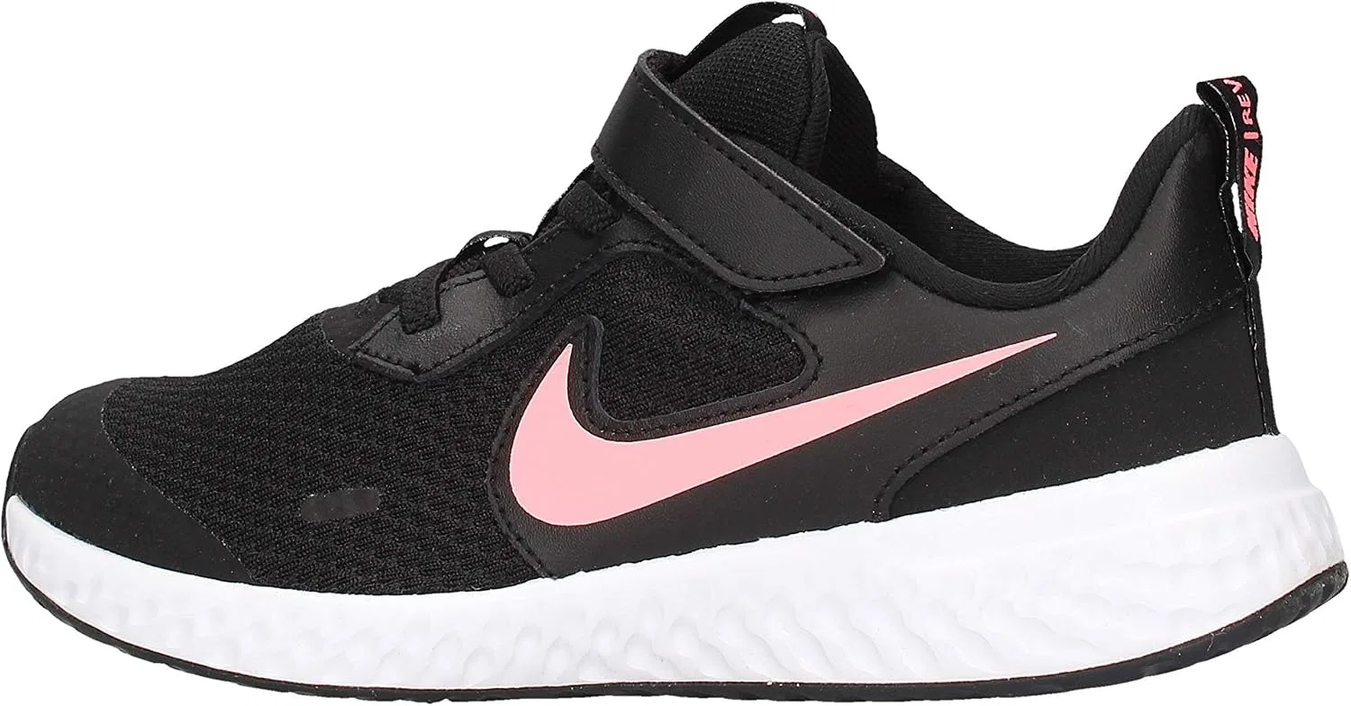 Детские кроссовки для бега Nike Revolution 5 (Gs) Nike, Black/Sunset Pulse