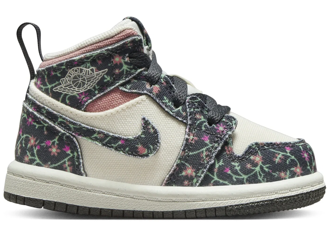 Детские кроссовки Lifestyle Jordan 1 Mid SE Jordan, Anthracite/Sail/Red Stardust/Anthracite