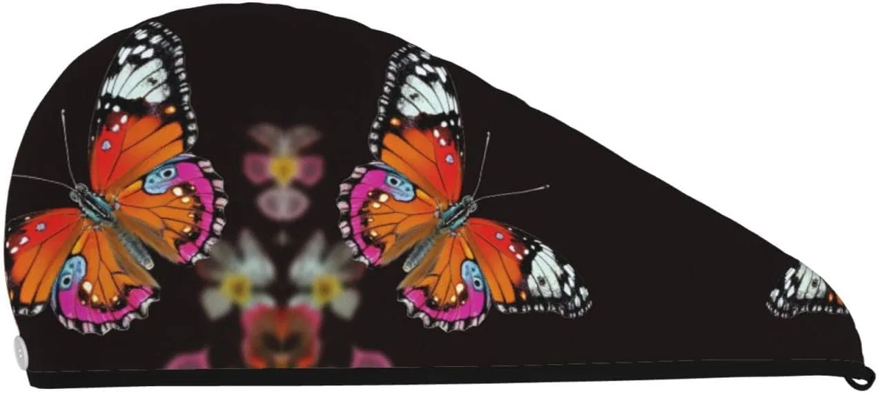 Шапочка для душа Pretty Butterfly, BONDIJ, 64x25.4 см, Coral Velvet