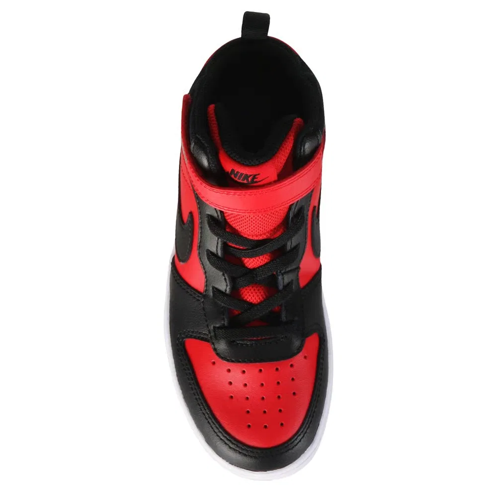 Детские высокие кроссовки Court Borough Mid 2 Nike, Red/Black — фото 4