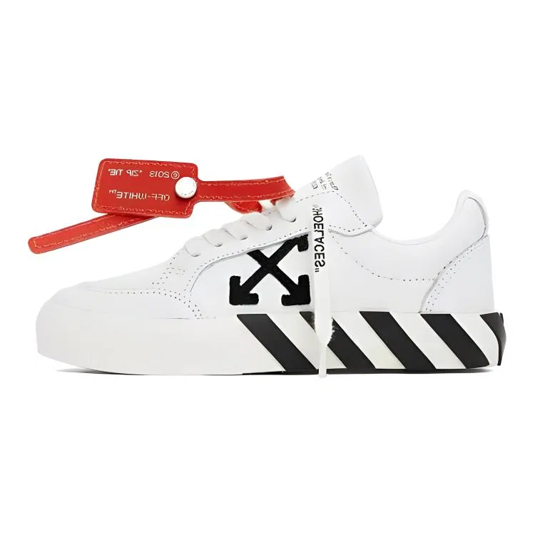 Детские кеды с принтом Vulcanized Low top OFF-WHITE