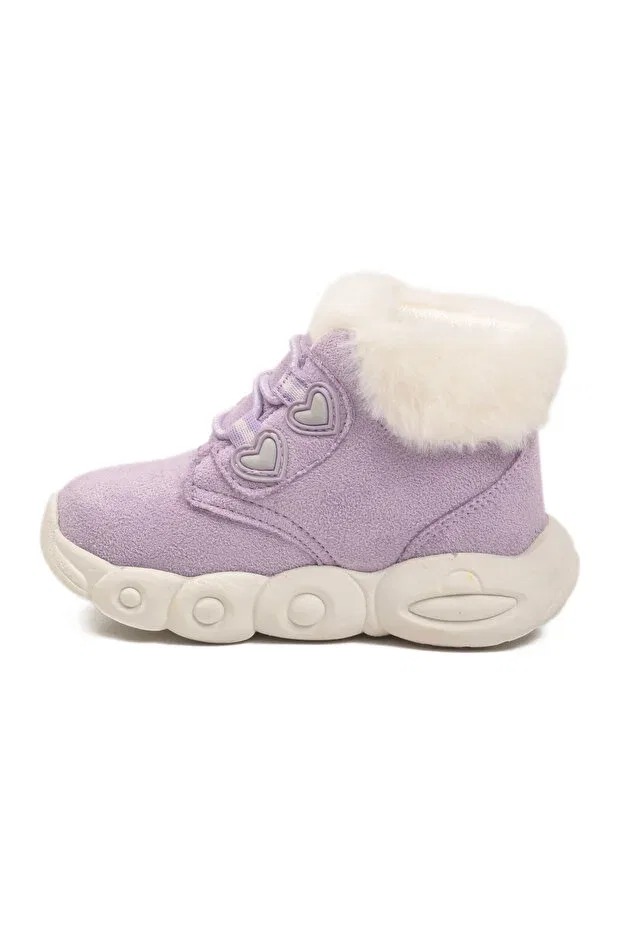 Детские ботинки для девочек на плоской подошве Cool, Lilac — фото 2