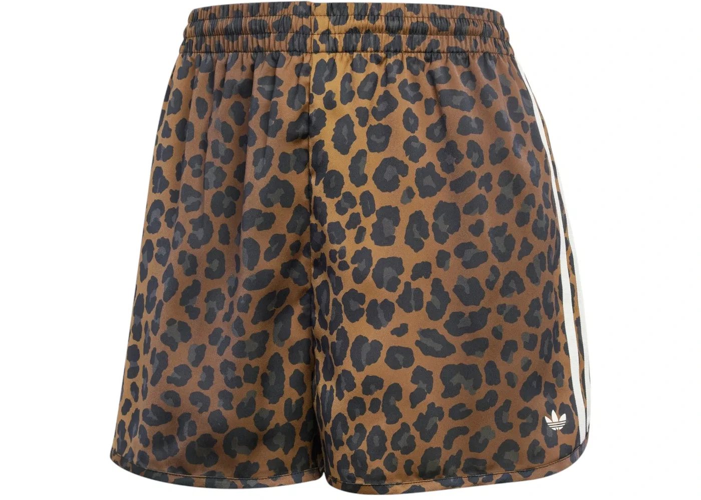 Женские сатиновые шорты с принтом Shorts Adidas, Multicolor Bronze Strata