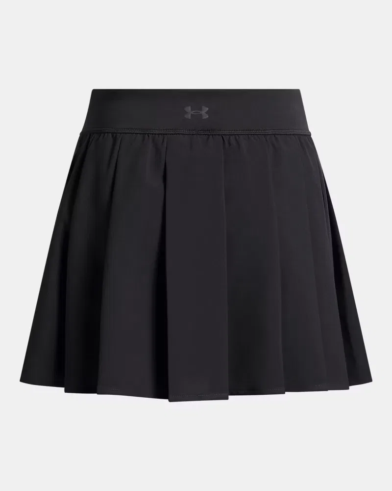 Юбка-шорты плиссированные 33 см со встроенными шортами UA Motion Pleated UnderArmour, Black/Jet Gray — фото 2