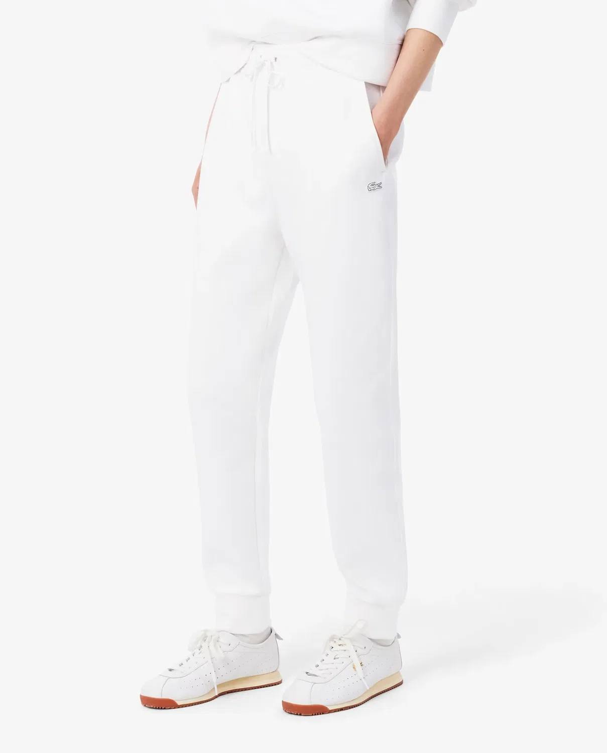 Джоггеры Lacoste Blanco, хлопковые спортивные штаны — фото 3