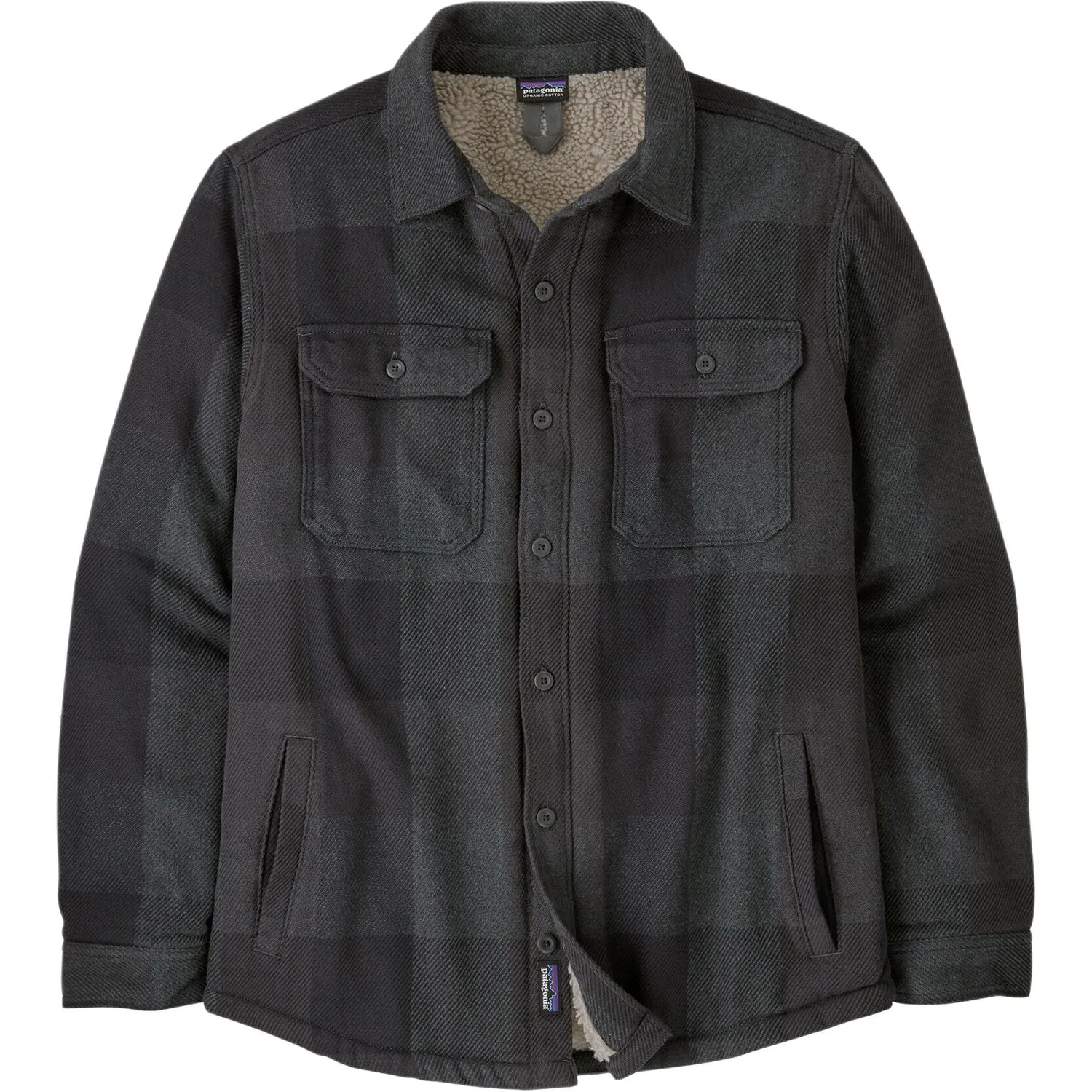 Мужская куртка-рубашка с флисовой подкладкой Patagonia, Forge Gray/Forge Grey