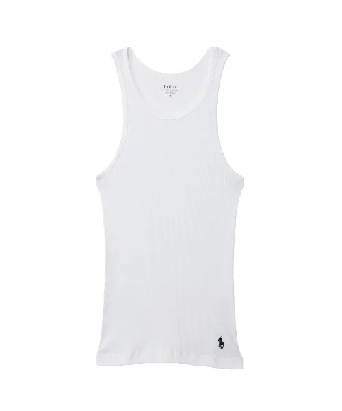 Мужская майка-борцовка Classic Fit POLO RALPH LAUREN, White