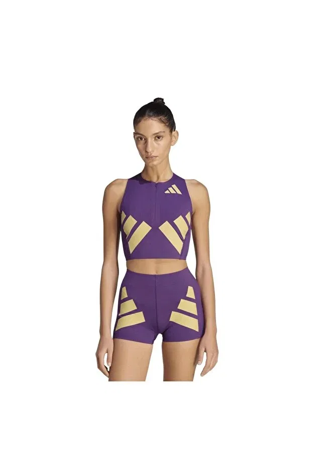 Женская майка-топ без рукавов Adidas, Purple