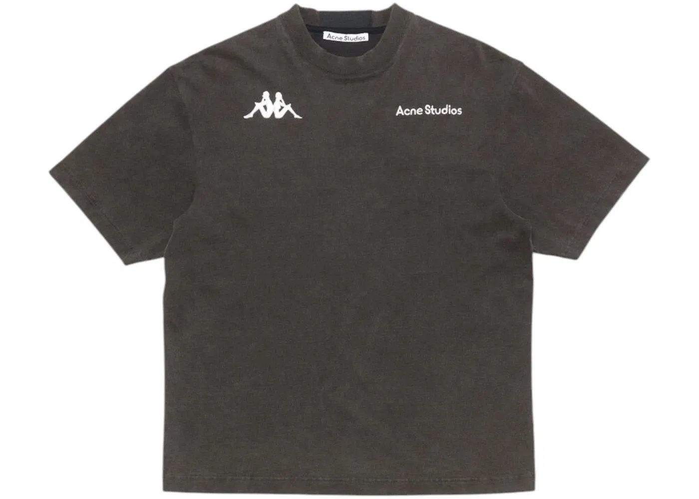 Мужская футболка с коротким рукавом Acne Studios x Kappa T-shirt, Black