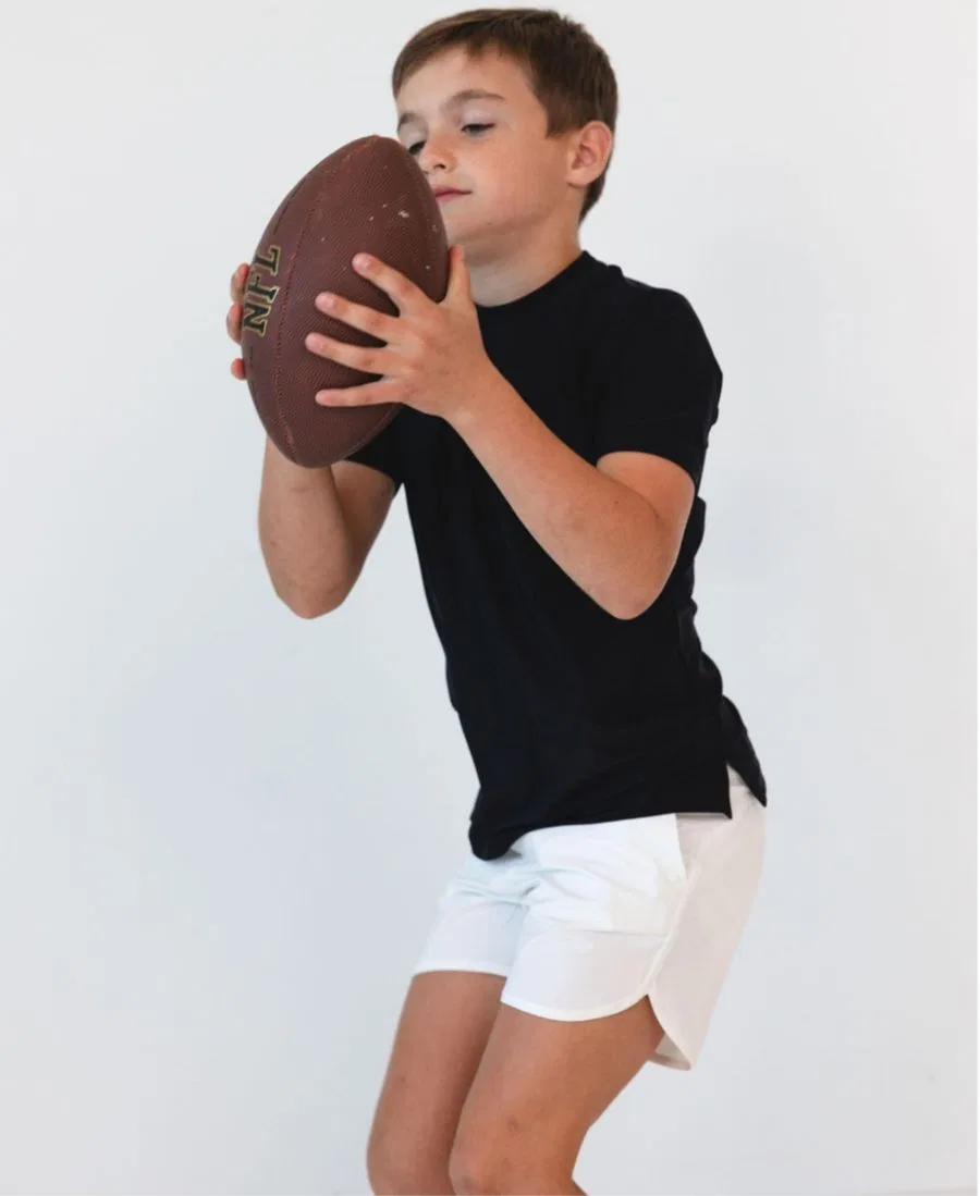 Шорты с принтом Courtside Kids, White — фото 4