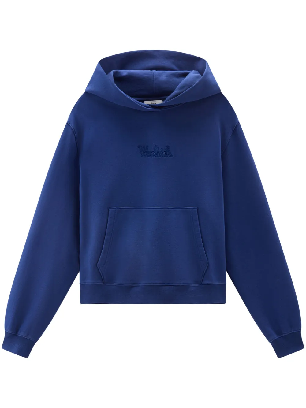 

Худи с вышитым логотипом WOOLRICH, синий