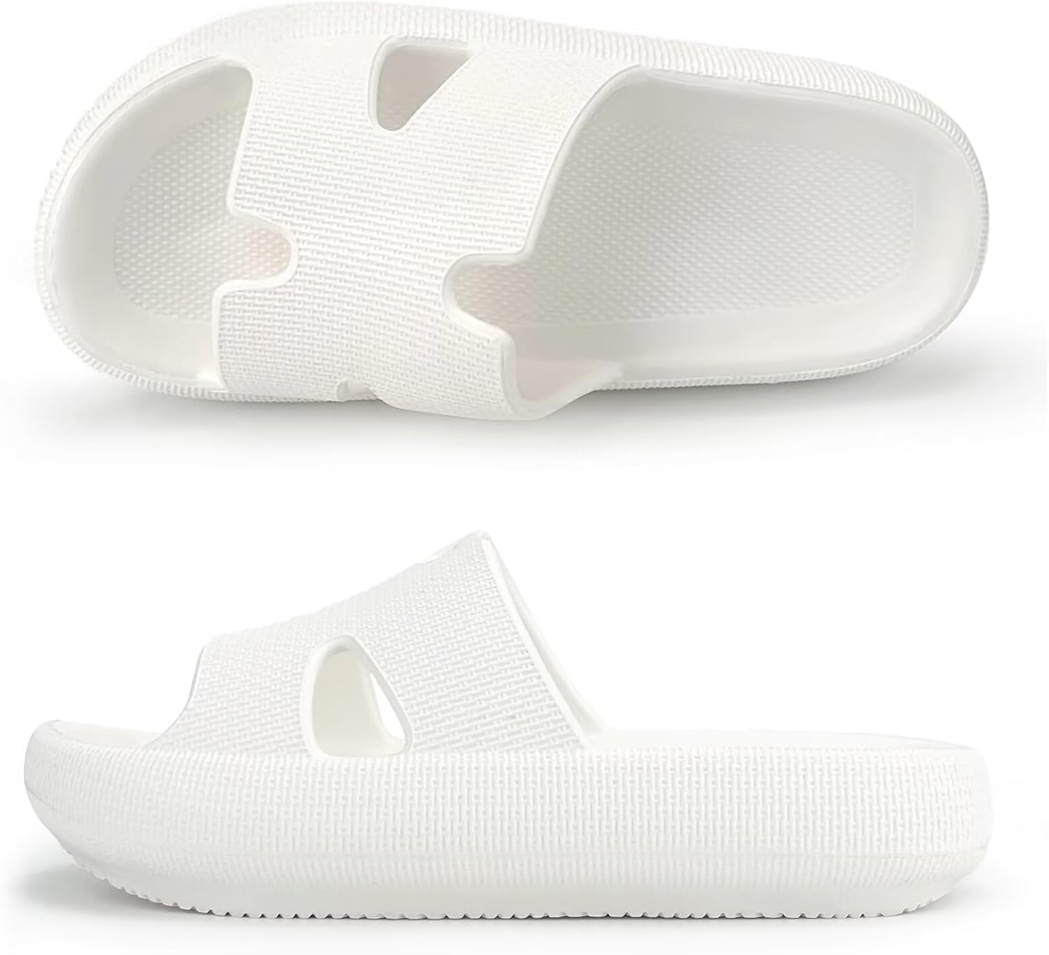 

Сандалии Cloud Slides для женщин и мужчин, с мягкой подушкой для восстановления формы, домашние тапочки для душа из пены с эффектом памяти, нескользящие, удобные, быстросохнущие Haifago, Vanilla