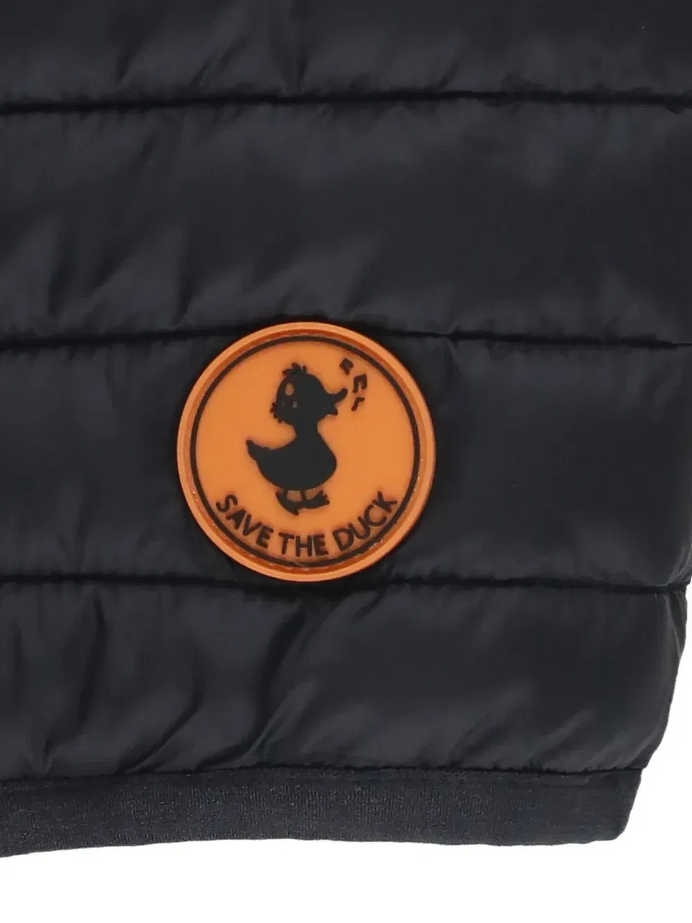 Дутый жилет с объемным стеганым узором Save The Duck Kids, черный — фото 3
