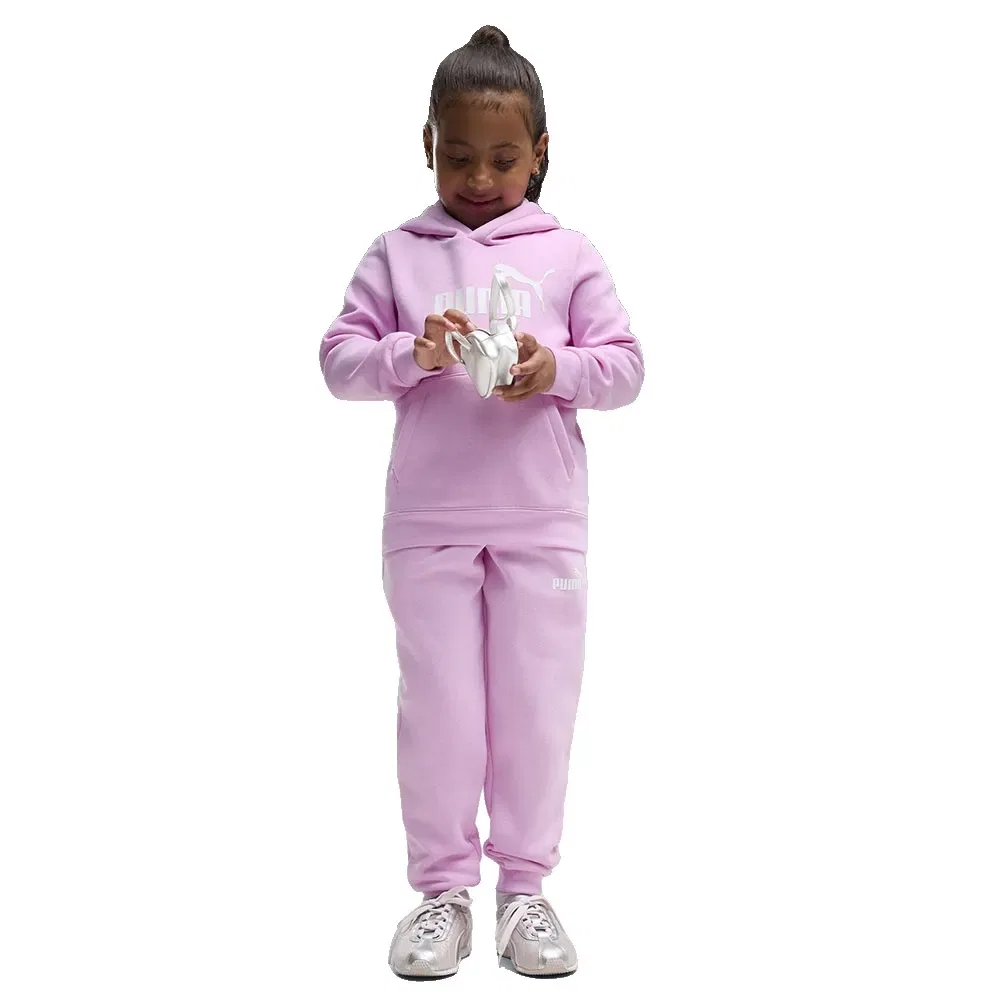 Детский спортивный костюм с логотипом Puma Essential N1 Logo, Purple