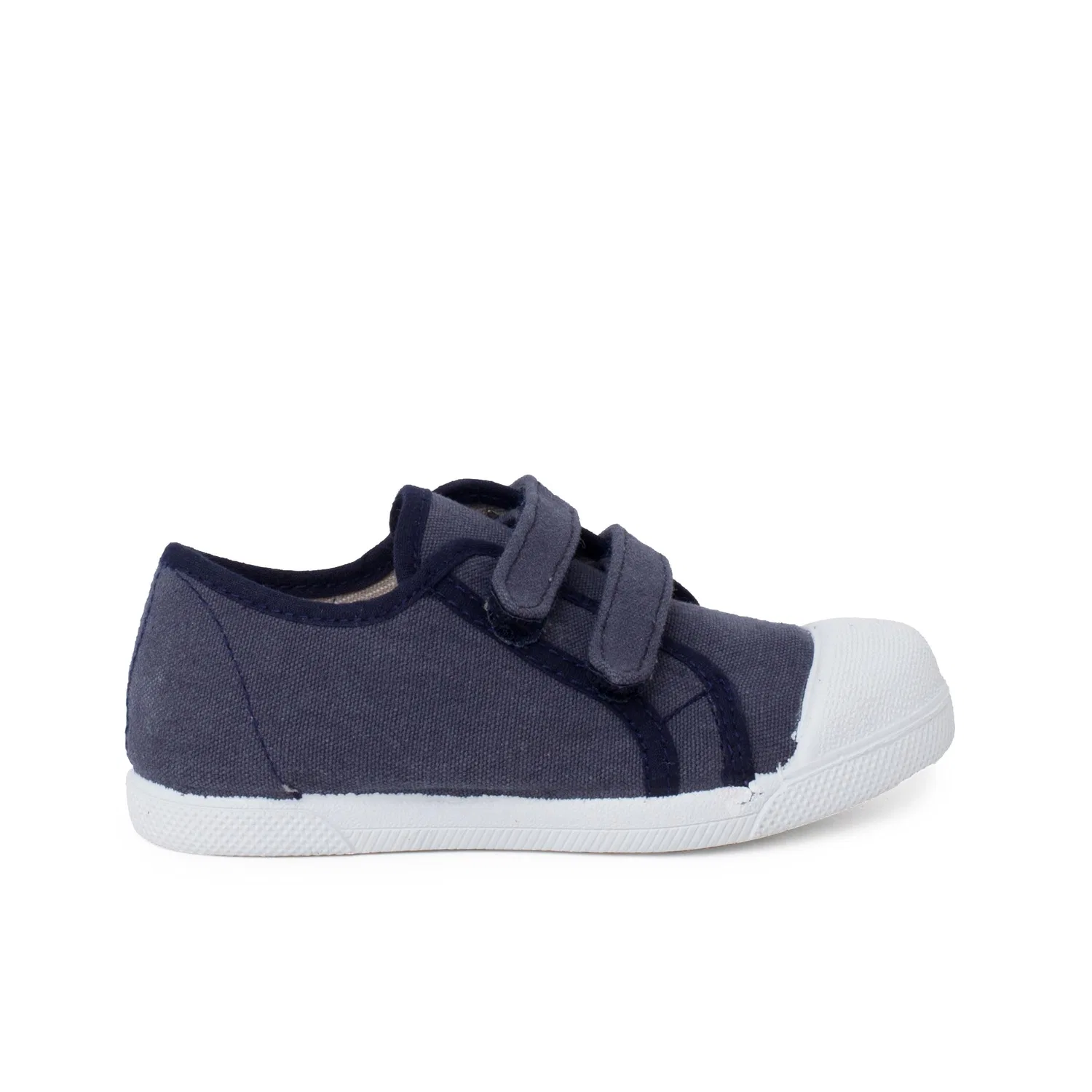 Детские кроссовки для мальчиков на липучке Pisamonas Morbide Sneakers Eco Canvas Chiusura A Strappo Pisamonas, Blue