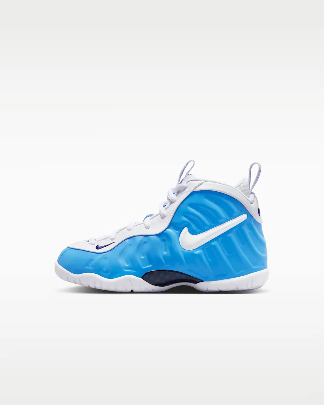 Детская обувь Nike Little Posite Pro, University Blue/White/Midnight Navy/White