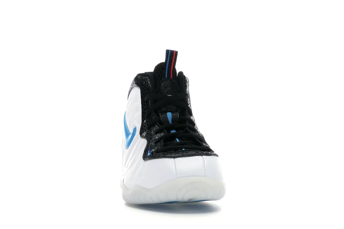 Детские кроссовки Nike Air Foamposite Pro, White/Blue Hero-Red Orbit-Indigo Force — фото 2