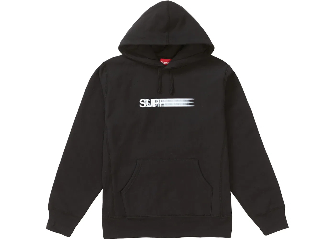 Мужской худи с принтом Motion Logo Supreme, Black