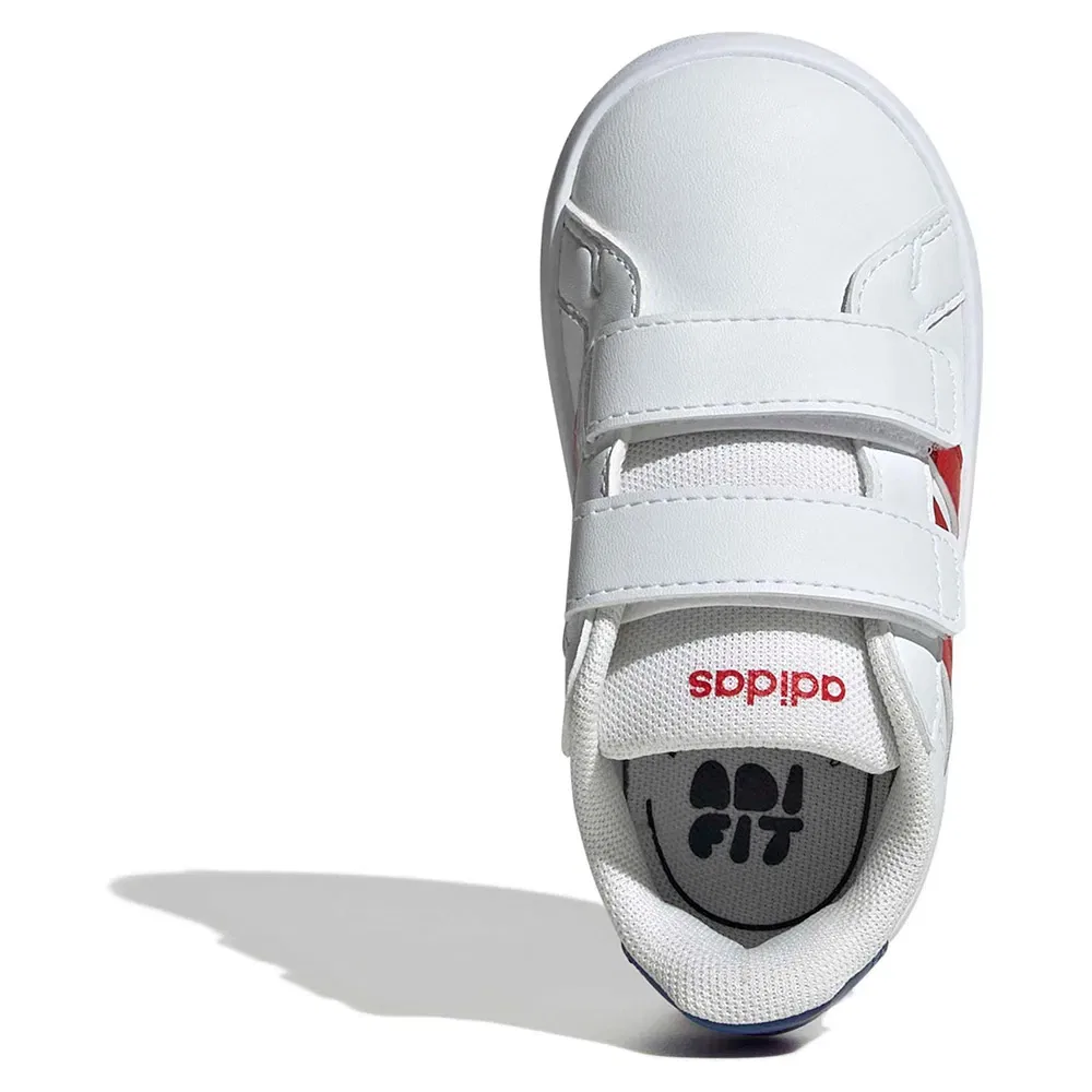 Кроссовки Adidas Grand Court 30 для малышей, белый — фото 2