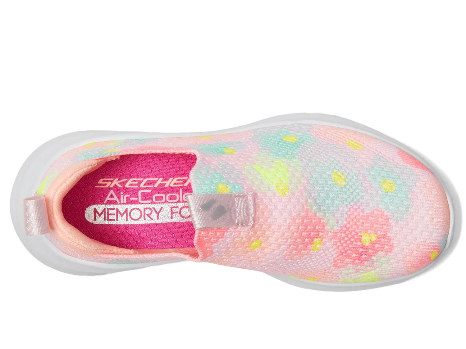 Детские кроссовки для девочек с принтом Ultra Flex 3.0 Skechers, Link Pink Multicolor — фото 2