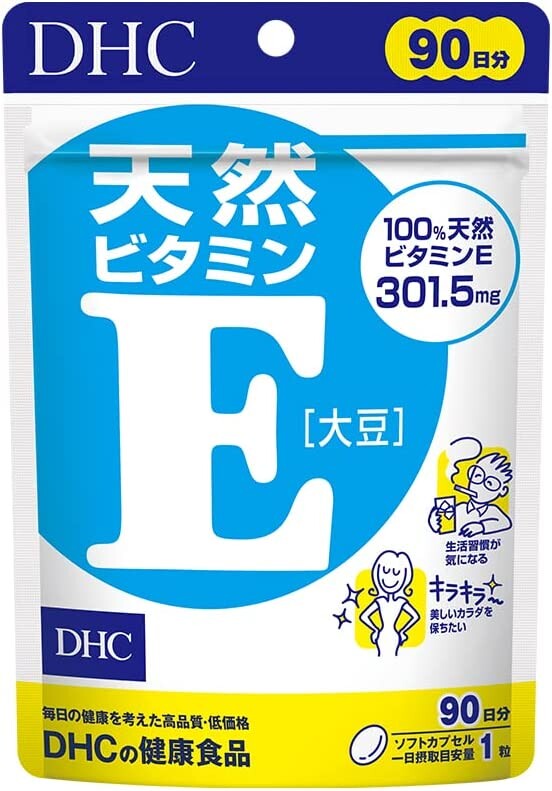 

Витамин Е DHC Natural, 90 капсул