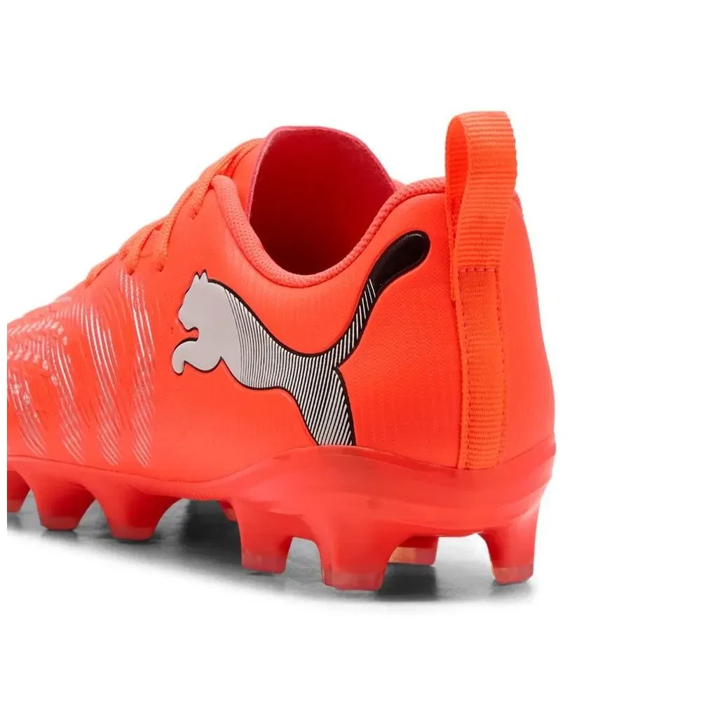 Футбольные бутсы детские Future 9 Play FG-AG JR Puma, красный — фото 2