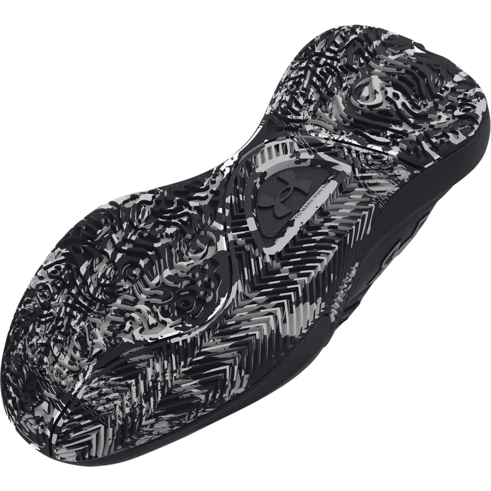 Детские баскетбольные кроссовки для мальчиков Lockdown 7 Under Armour, Black Black Metallic Silver — фото 3