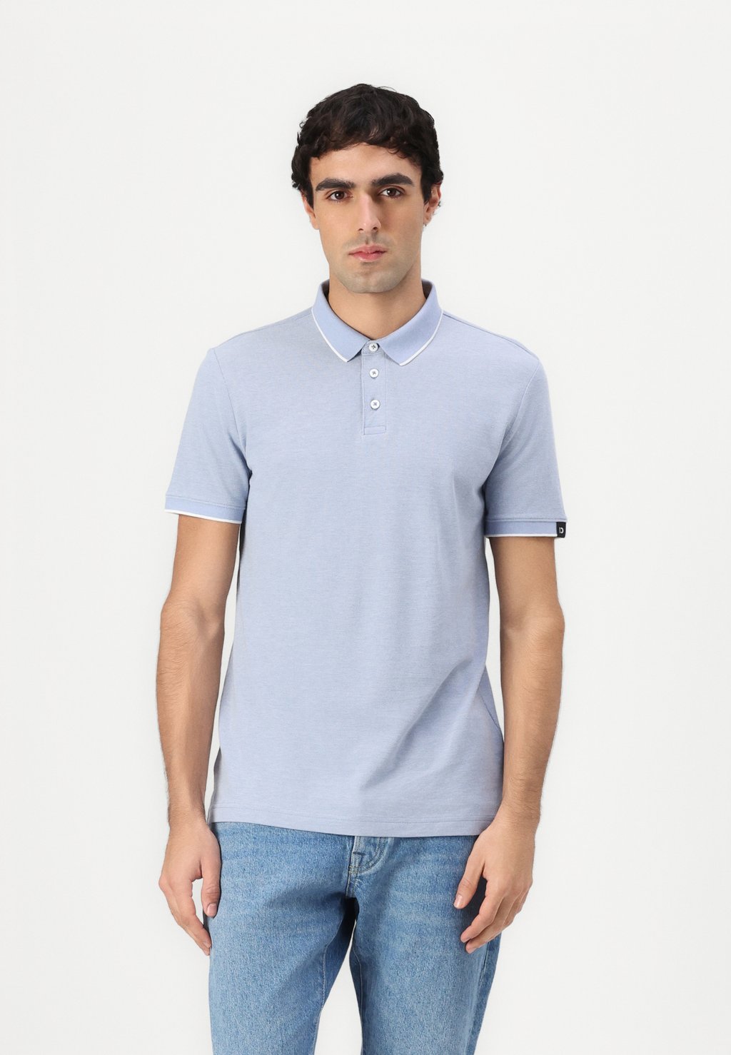 

Поло TOM TAILOR DENIM, мультиколор