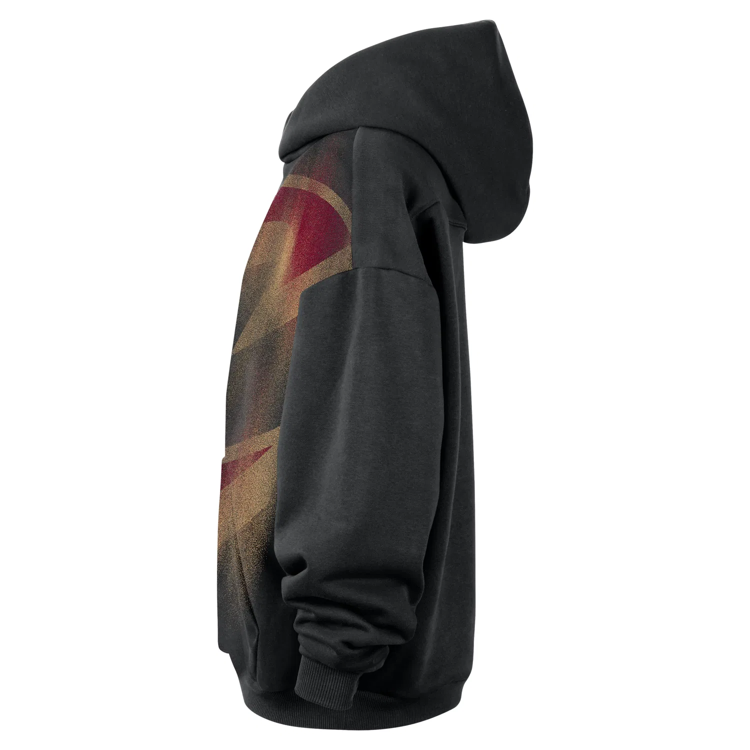 Мужское худи для баскетбола Cleveland Cavaliers Standard Issue Fleece Hoodie 'Black White' Nike, Black/White — фото 2