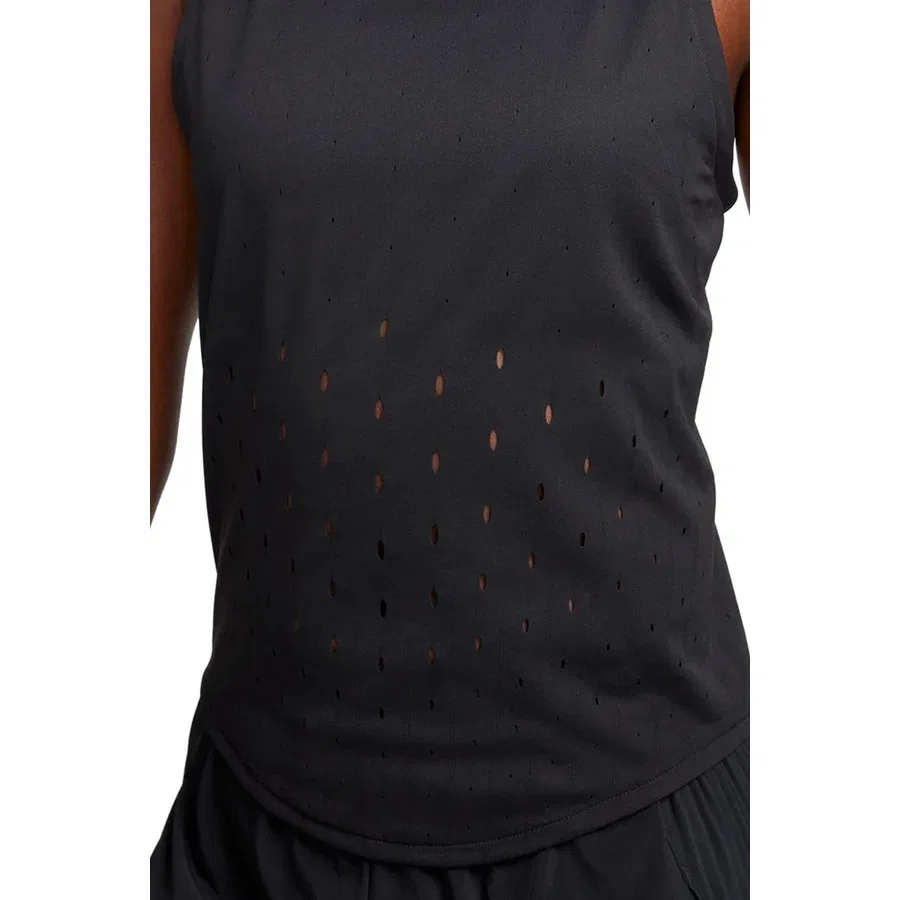 Женский топ-майка Nike Dri Fit Aeroswift Running Adv Singlet, Черный — фото 4