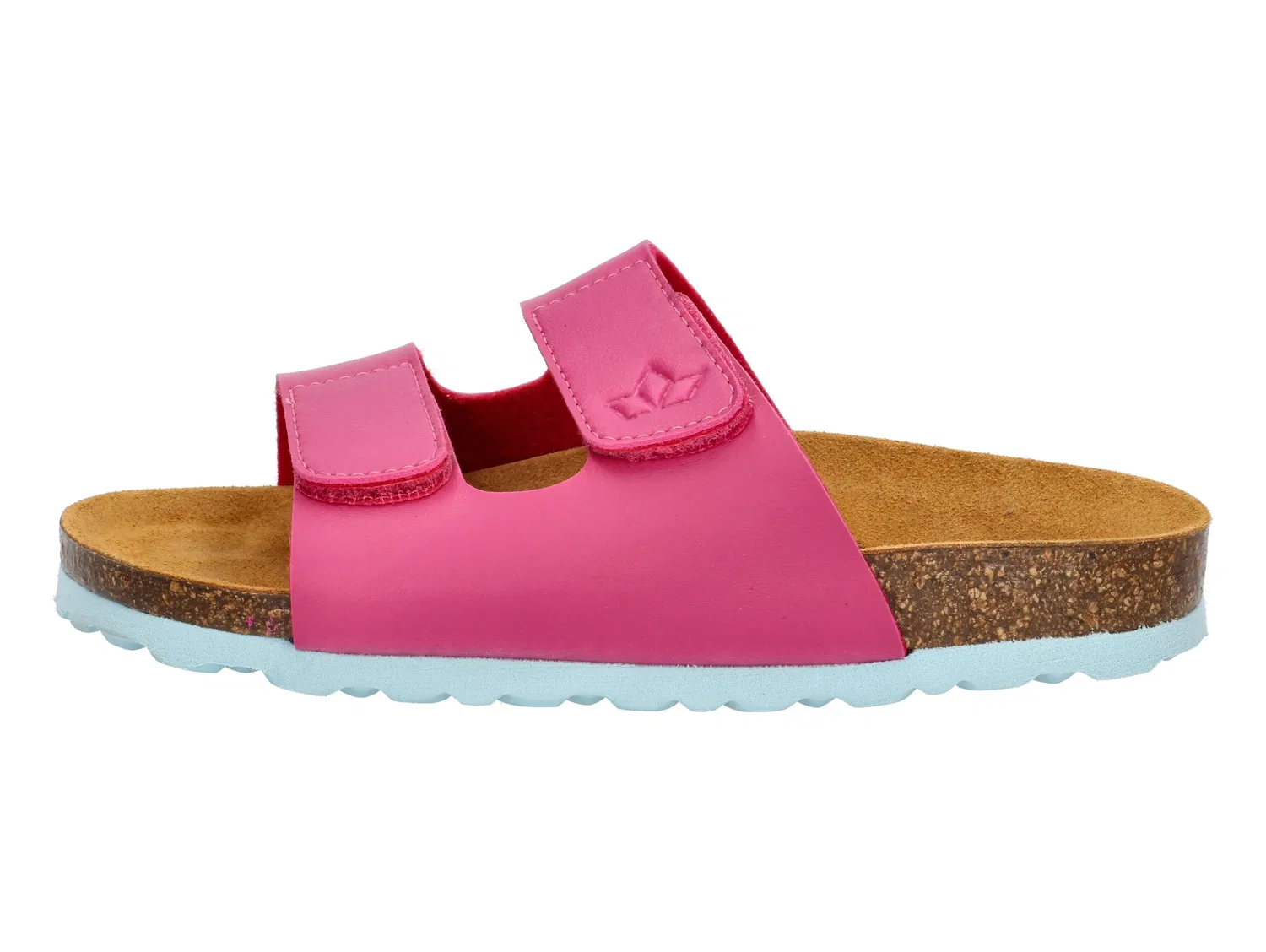 Домашние тапочки на липучке Bioline Velcro Kids Lico, розовый — фото 2