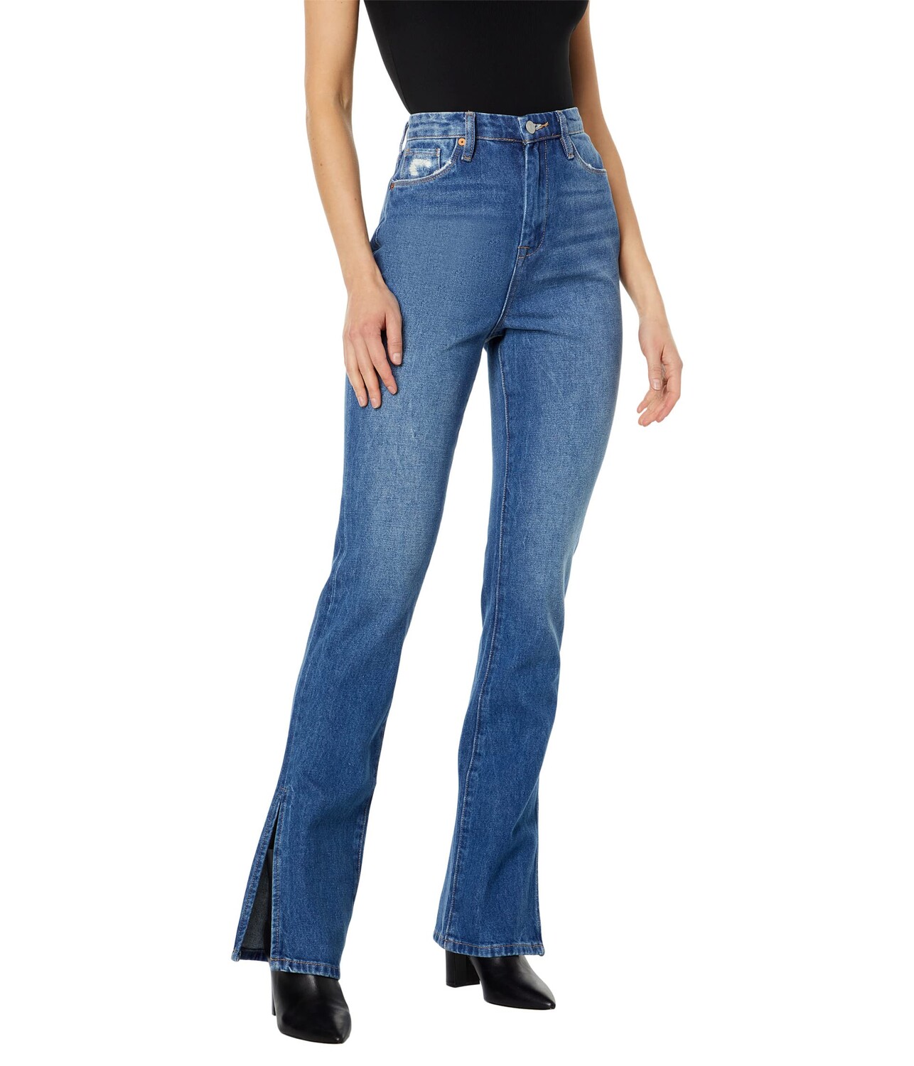 

Джинсы Blank NYC, The Cooper Straight Leg Jeans with Side Slit in Being Alive