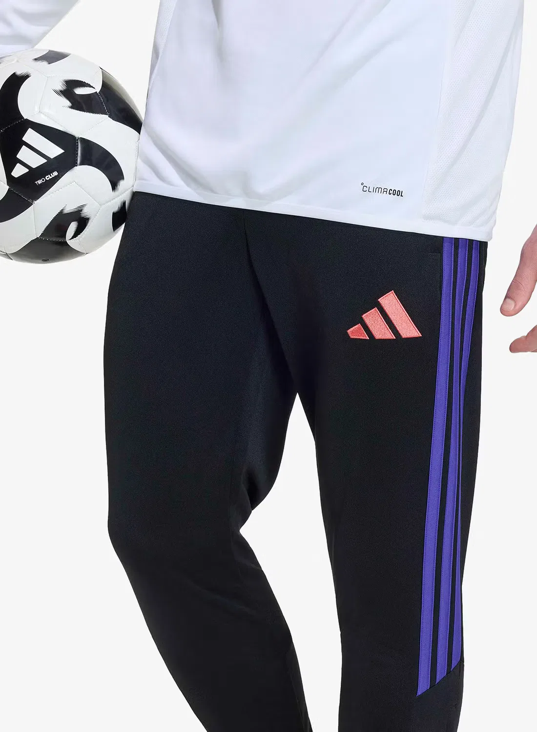 Штаны тренировочные с технологией Climacool Tiro 26 League Adidas, черный — фото 3